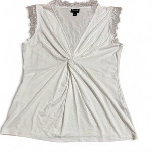 INC International Concepts With Lace Trim Tank